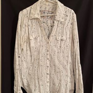 Guess collar shirt. Size L